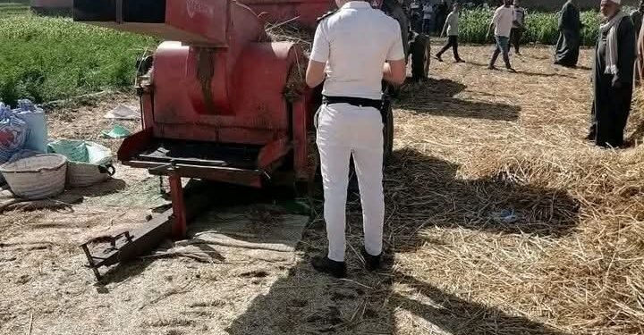 وسط فرحة جمع محصول القمح دارسة القمح تنهي حياة ربة المنزل