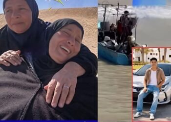 وسط حزن شديد من الأهالياخراج جثة طالب الصيدلية من بحر العريش