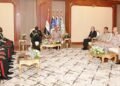 الفريق / أحمد خليفة رئيس أركان حرب القوات المسلحة يلتقى رئيس أركان الدفاع بدولة جامبيا