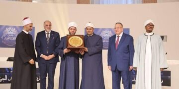 وزير الأوقاف ومفتي الجمهورية ورئيس جامعة الأزهر يشهدون ختام التصفية النهائية لمسابقة «دوري النجباء» بمسجد مصر بالعاصمة الجديدة