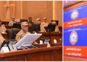 وزير الدفاع والإنتاج الحربى يشهد تنفيذ المرحلة الرئيسية لمشروع مراكز القيادة التعبوى ( صمود-4 ) شرق القناة لمكافحة الإرهاب