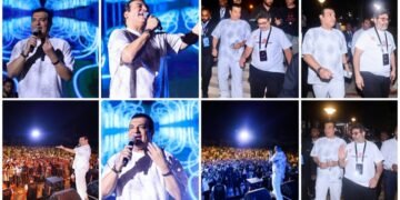 بالصور| إيهاب توفيق يشعل أجواء سيليا.. حفلة عيد الأضحى تتحول إلى مهرجان غنائي كامل بالعاصمة الإدارية