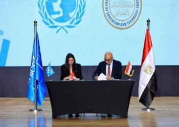 وزير التربية والتعليم وممثلة «يونيسيف مصر» يوقعان بيانًا مشتركًا لتعزيز جودة التعليم الفني وتنمية مهارات الشباب