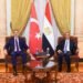 وزير الخارجية يلتقي نظيره التركي على هامش اجتماع الأطراف الإقليمية الأربعة بالقاهرة