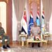 وزير الدفاع والإنتاج الحربي يلتقي نائب القائد العام للجيش الوطني الليبي ورئيس الأركان العامة للجيش الوطني الليبي
