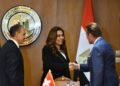 بحضور وزير الخارجية وزيرة التنمية المحلية  والسفير السويسري يوقعان اتفاقية منحة مشروع “مبادرة الإلكترونيات الدائرية في مصر”