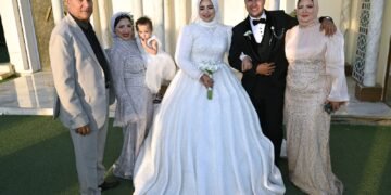 حفل زفاف عبدالرحمن خالد عمارة  على رانيا ربيع الغنام في أجواء عائلية مميزة