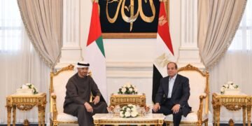 السيسي ومحمد بن زايد في العلمين.. تأكيد على عمق العلاقات والتشاور بشأن مستجدات المنطقة