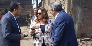 وزيرة التنمية المحلية والبيئة في زيارة مفاجئة لتفقد منطقة العكرشة الصناعية بالقليوبية