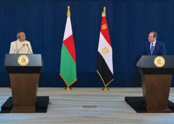 السيسي يستقبل رئيس مدغشقر بالعلمين ويؤكد دعم مصر الكامل لخارطة الطريق وتعزيز التعاون الاقتصادي