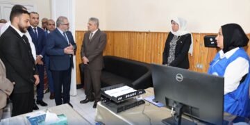 الفريق أسامة ربيع والمهندس حسام صادق يفتتحان مكتب خدمة المستفيدين من منظومة التأمين الصحي الشامل بمستشفى هيئة قناة السويس”نمرة 6″ بالإسماعيلية