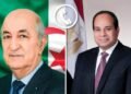 السيسي وتبون يبحثان الحرائق بالجزائر والتصعيد الإقليمي.. وتأكيد على رفض المساس بأمن الدول العربية