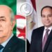 السيسي وتبون يبحثان الحرائق بالجزائر والتصعيد الإقليمي.. وتأكيد على رفض المساس بأمن الدول العربية