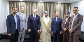 رئيس البرلمان العربي يستقبل سفير جمهورية بيلاروسيا