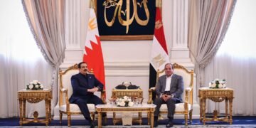 السيسي وملك البحرين بالعلمين: أمن البحرين جزء من الأمن القومي المصري وتأكيد على وقف الحرب في غزة