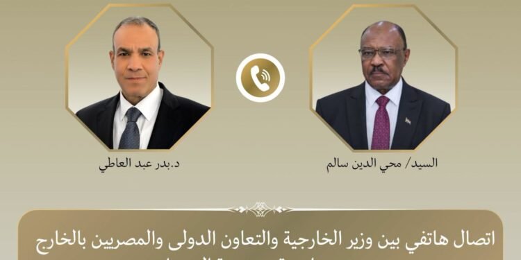 وزير الخارجية يبحث هاتفياً مع نظيره السوداني العلاقات الثنائية وتطورات الأوضاع في السودان