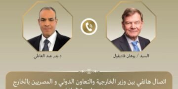 وزير الخارجية يبحث مع نظيره الألماني تعزيز العلاقات الثنائية والتطورات الإقليمية