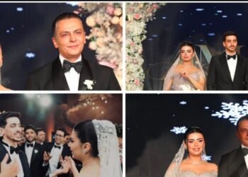 بتنظيم وليد منصور وبحضور وزراء ونواب ورجال أعمال ونجوم الفن والإعلام.. حفل زفاف أسطوري لنجلة أحمد عبد الجواد