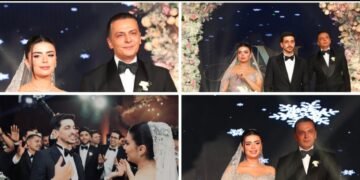 بتنظيم وليد منصور وبحضور وزراء ونواب ورجال أعمال ونجوم الفن والإعلام.. حفل زفاف أسطوري لنجلة أحمد عبد الجواد