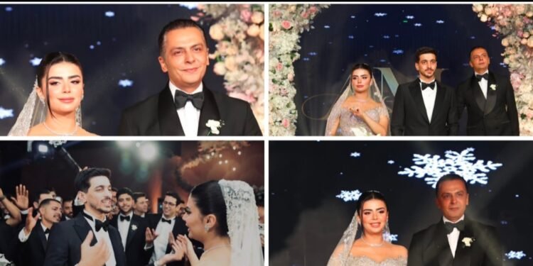 بتنظيم وليد منصور وبحضور وزراء ونواب ورجال أعمال ونجوم الفن والإعلام.. حفل زفاف أسطوري لنجلة أحمد عبد الجواد
