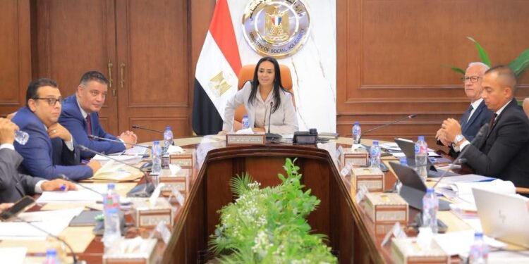 وزيرة التضامن الاجتماعي تترأس اجتماع مجلس أمناء المؤسسة العامة للتكافل الاجتماعي
