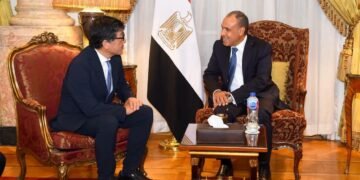 وزير الخارجية يستقبل الرئيس التنفيذي لمجموعة “تويوتا تسوشو” اليابانية