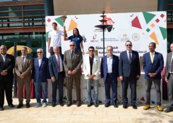 الجامعة الأمريكية تحتفل بشُعلة الدورة الثانية عشرة للألعاب الإفريقية للجامعات