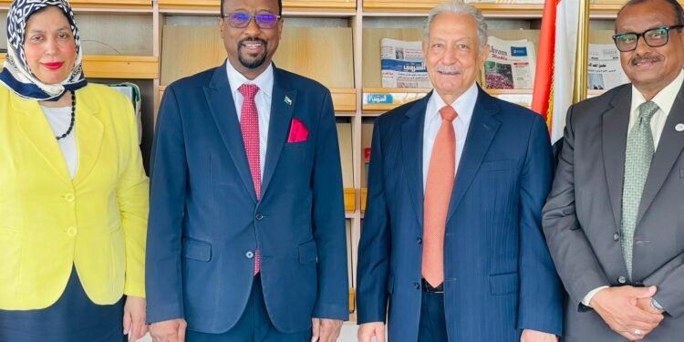 وزير الثقافة و الإعلام السوداني يبحث مع المجلس المصري للشئون الخارجية سبل دعم السودان والحفاظ على وحدته