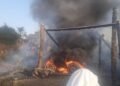 حـريـق يلتهم جرارًا وتـروسيـكـلًا ويصيب رأس ماشية في طما بسوهاج