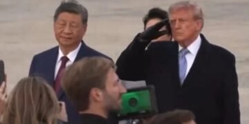 الرئيس الأمريكي دونالد ترامب يستقبل نظيره الصيني فى البيت الأبيض